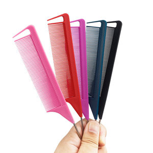 Peigne en carbone résistant à la chaleur, outil professionnel pour la coiffure, le tressage, la coupe et le stylage des cheveux en salon de coiffure - Product Image 6