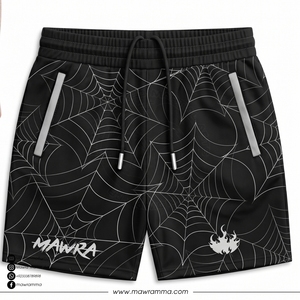 Shorts de course en jersey de coton personnalisés Mawra Premium, design minimaliste, style streetwear, pour la gym, le fitness et l'entraînement, pour hommes adultes. - Product Image 3