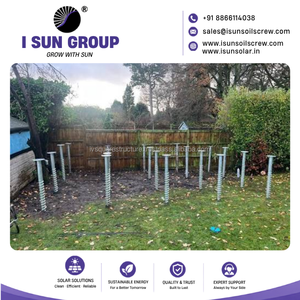 Vis de terre galvanisées sur mesure, ancres hélicoïdales pour maisons en bois, clôtures et systèmes solaires - Product Image 4
