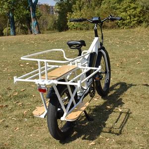 RaiderWagon-602s <span class=keywords><strong>750W</strong></span> 48v 20AH Vélo électrique à gros pneus à batterie Vélos cargo à queue longue Vélo électrique de ville pour les familles - Product Image 5