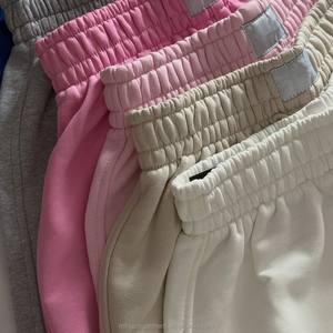 Shorts de yoga décontractés en coton respirant de haute qualité pour femmes, style streetwear, délavage acide, personnalisables OEM - Product Image 6