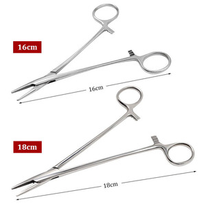 Wholesale Quantity Mayo Hegar Needle Holder Straight 18 cm Suture Surgery Stainless Steel Surgical <b>Instruments</b> Manual CE - Product Image 1