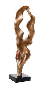 Look créatif objet décoratif en acier inoxydable métal fini argent pour bureau d'hôtel à domicile - Product Image 2