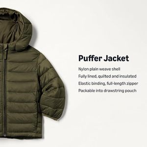 Chaqueta acolchada ligera color verde oliva para hombre, abrigo con cremallera, chaqueta con cremallera para hombre, abrigo acolchado para hombre - Product Image 4
