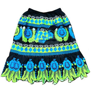 Faldas Bordadas Transpirables y a la Moda para Mujer, Cintura Alta, 100% Algodón, Servicio OEM - Product Image 4