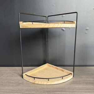 Hot Sale Double Tier Metal Wall Mounted Kitchen <b>Storage</b> <b>Rack</b> for Spice <b>Bottles</b> Utensils and Daily Essentials Available For sale - Product Image 3