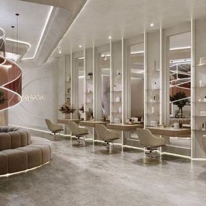 Furnitur Salon Kecantikan Mewah Gaya Seluruh Toko Furnitur Interior Salon Desain Khusus - Product Image 1