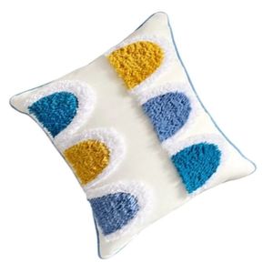 Cojín de Algodón Estampado de Lujo, Tejido Moderno, Suave y Transpirable, Almohada Decorativa Elegante para Dormitorio de Hotel Boutique Premium - Product Image 6