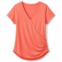 T-shirts pour femmes 100% coton, coupe ample, décontractés, longueur courte, imprimés, t-shirt pour femmes