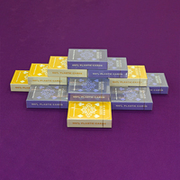 Cartes de poker personnalisées officielles pour club de jeu et casino, anti-contrefaçon, avec emballage exclusif en boîte rigide