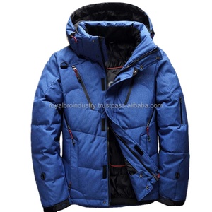 2025เสื้อแจ็คเก็ตกันหิมะ90% สีขาวสำหรับผู้ชายเสื้อคลุมกันน้ำสำหรับฤดูหนาวเสื้อแจ็คเก็ตกันหิมะถักทรงพลัสไซส์ - Product Image 5