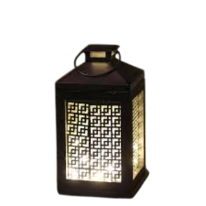 Vintage Moroccan Style Metal <b>Lantern</b> Waterproof Hanging & Tabletop Decorative <b>Light</b> For <b>Indoor</b> Outdoor Garden Patio Decor - Product Image 1