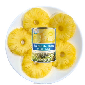 Top Notch Quality Competitive Price For Beverages Hot Sale Canned <b>Pineapple</b> Slices In <b>Light</b> Syrup A10 - Product Image 5