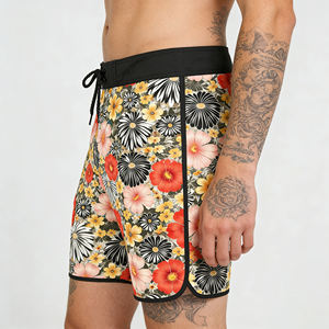 Shorts de playa tipo cargo, shorts deportivos para hombre con bolsillo, elásticos en 4 direcciones, de secado rápido, transpirables, para entrenamiento, impermeables. - Product Image 5
