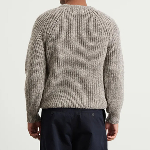Pull-over en tricot doux 100% coton, sur mesure, pour l'hiver et le printemps, de haute qualité, fabrication OEM. - Product Image 4