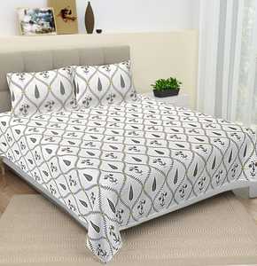 Sábanas Ecológicas Hechas a Mano con Estampado de Bloques, 100% Algodón, para Cama King Size, Sábana Clásica para el Hogar, Cubrecama con Estampado de Bloques - Product Image 3