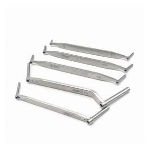 Guía de brocas ortopédicas de doble cabezal para perforación ósea quirúrgica de precisión, manual, de acero inoxidable - Product Image 1