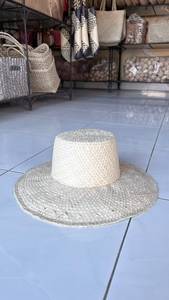 Sombrero de Pescador Unisex de Ala Ancha de Lino y Algodón para Playa, Color Sólido, Protección Solar, Verano, Informal, el Más Vendido en Indonesia - Product Image 3