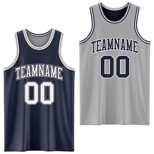 Maillot de basket-ball réversible, style USA, vêtements d'équipe personnalisés - Product Image 1