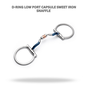 ห่วงรูปม้าแบบแบนมีพอร์ตต่ำแคปซูลเหล็กหวานสำหรับฝึกขี่ม้าควบคุม - Product Image 2