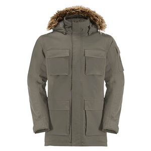 Veste d'hiver respirante de qualité supérieure, fabriquée en usine OEM, pour homme, rembourrée en duvet de canard, chaude, parka unie pour garçons - Product Image 5