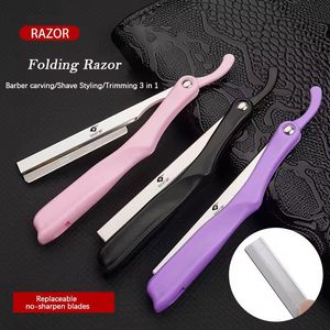 Rasoir de barbier Morje Surgical de luxe en acier inoxydable de haute qualité, couleur personnalisée, logo, lame unique, emballage premium pour barbier - Product Image 5