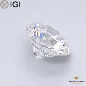 Diamante cultivado en laboratorio CVD de 0.50 quilates, certificado por IGI, color E, claridad VVS1, corte redondo de 5.13 mm para anillo profesional. - Product Image 3