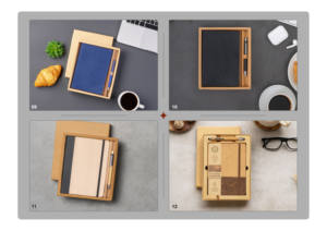 Ensemble cadeau d'entreprise avec carnet en cuir PU A5 personnalisé avec logo gravé, stylo en métal, cadeau de graduation, cadeau pour la fête des mères - Product Image 4