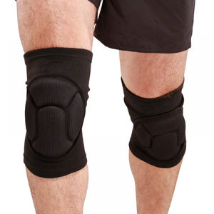 Genouillères de sport noires rembourrées, manchons de soutien protecteurs, équipement de fitness et d'entraînement, fournisseur en gros - Product Image 6