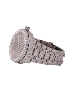 Montre de luxe de haute qualité pour femme, en acier inoxydable, avec cristal saphir personnalisé, mouvement à quartz analogique ETA, résistante à l'eau 3 ATM - Product Image 3