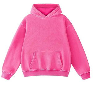 Custom ODM <b>pink</b> Front Logo Pullover Hoodie Men Women Premium Cotton Fleece Sweatshirt Eco-Friendly Casual Winter - Product Image 1