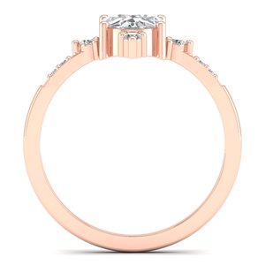 REYES Best Selling 925 Sterling <b>Silver</b> Moissanite Engagement <b>Solitaire</b> <b>Rings</b> Luxury 14K 18K Rose Gold Wedding Gift Jewelry - Product Image 4