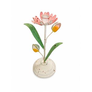 Portavelas de Metal Hecho a Mano, Moderno y Artístico, con Diseño de Hoja Verde, para Velas de Té, Centro de Mesa Decorativo para Bodas - Product Image 2