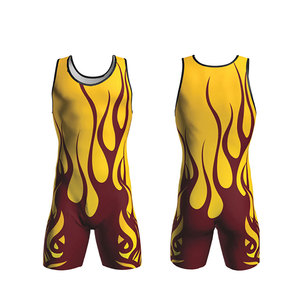 High Quality Customized Wrestling <b>Singlets</b> <b>Men</b> Breathable Custom Logo 100% Polyester Lightweight Pakistan OEM Service - Product Image 1