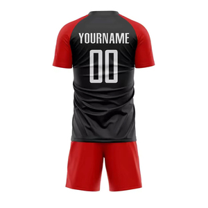 Nouveau style de maillot de football avec motif de nom de joueur, short 100% polyester, séchage rapide, personnalisable, prix raisonnable - Product Image 2