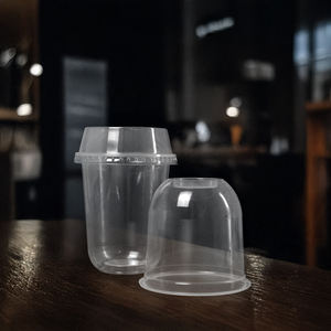 Vasos desechables de PP/PET de pared simple transparentes de 95 mm de Vietnam, de 16, 20 y 24 onzas, con tapas para bebidas calientes/frías, té y café. - Product Image 2