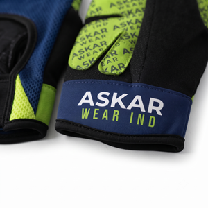Gants de fitness unisexes mi-doigts bleu-vert respirants antidérapants pour musculation et entraînement en salle de sport avec support de poignet - Product Image 4