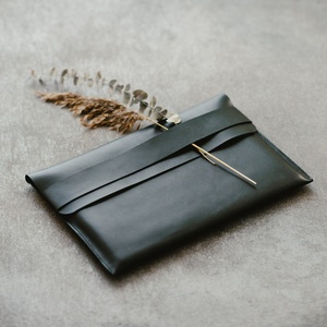 Custom Gram Protective Sleeve <b>Cover</b> Genuine Leather <b>Laptop</b> Sleeve Bag <b>for</b> Pro LLS-0079C - Product Image 3