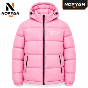Custom Bubble Puffer <b>Jacket</b> Wholesale Manufacturer <b>Waterproof</b> Hooded Winter <b>Jacket</b> OEM ODM Factory Direct Wholesale Supplier - Product Image 1