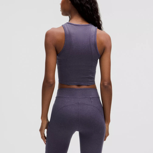 Novedades: Conjunto Deportivo de Yoga para Mujer, Tallas Grandes, Cintura Elástica, Sin Costuras, Transpirable, de Secado Rápido, 2 Piezas, para Gimnasio - Product Image 3