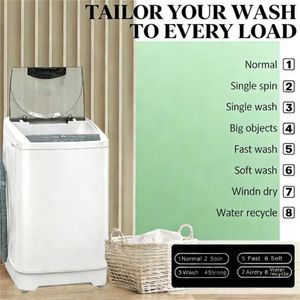 Mini Lavatrice Portatile Compatta Completamente Automatica Bianca - Product Image 3