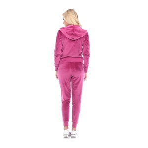 Personnalisé, pull-over à capuche pour femmes, vêtement de Jogging moulant, veste en velours de marque, 2 pièces - Product Image 3