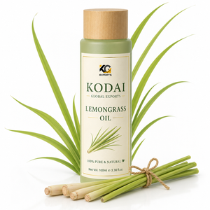 Aceite Esencial de Limoncillo de Tamil Nadu 100% Puro y Natural de Primera Calidad, Destilado al Vapor, para Aromaterapia y Cuidado Facial, Kodai Global Export - Product Image 1