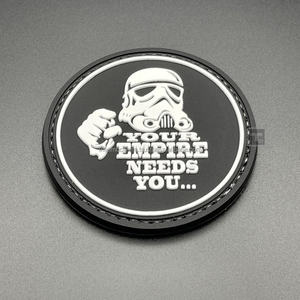 Patchs en PVC de bonne qualité patchs de broderie personnalisés avec logo patchs de broderie en PVC à la mode tissu sergé - Product Image 4