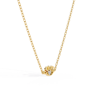 Collar con Colgante de Plata 925 en Oro Rosa, Moissanita Corte Esmeralda, Cadena de Eslabones Geométricos, Gargantilla Minimalista para Boda, Uso Diario, Unisex - Product Image 4