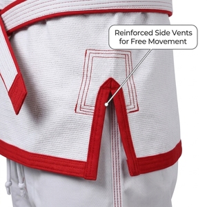 Uniforme de Jiu Jitsu Brasileño BJJ 100% Algodón Transpirable Antiarrugas de Secado Rápido Ecológico Antibacteriano Peso de la Tela 440g - Product Image 5