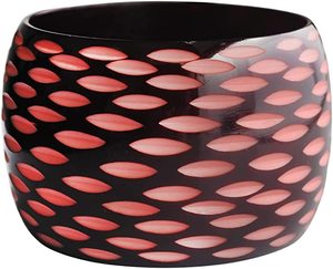 Juego de Brazaletes de Resina Acrílica Premium con Diseño de Plantas, Unisex, Modernos y Únicos, en Verde, Rosa, Negro y Amarillo - Product Image 3
