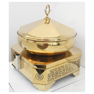 2025อุ่นอาหารบุฟเฟต์สแตนเลสสำหรับทำอาหารจานร้อนชุบเงินหรูหรา - Product Image 5