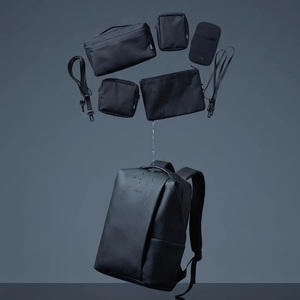 Sac à dos pour ordinateur portable KLON avec revêtement mat et pochettes - Product Image 4
