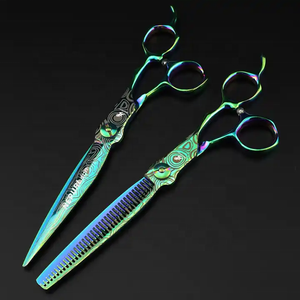 Ciseaux de coiffure professionnels Tegra Surgical 2024 pour droitiers, ciseaux de barbier, ciseaux de coupe de cheveux, ciseaux à bord rasoir - Product Image 4